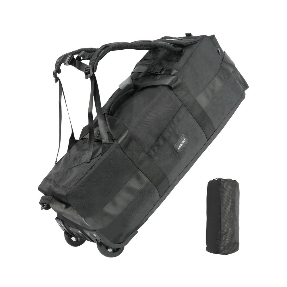 80L Rolling Duffle Bag with Wheels 31" Heavy-Duty Foldable Travel Duffel Bag Wat